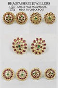 Kundan ear tops